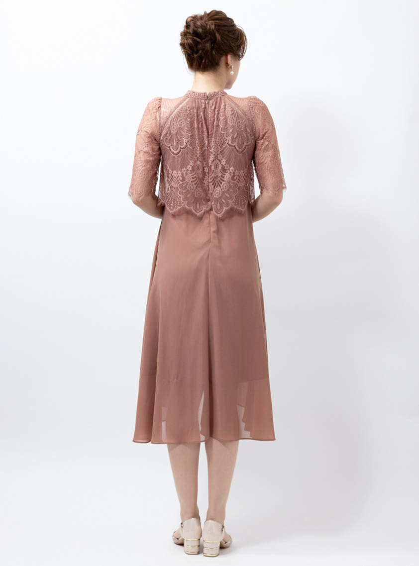 安心追跡【COAST】バルドーフィッシュテールマキシドレス ハイネックフィッシュテールワンピース｜結婚式パーティの