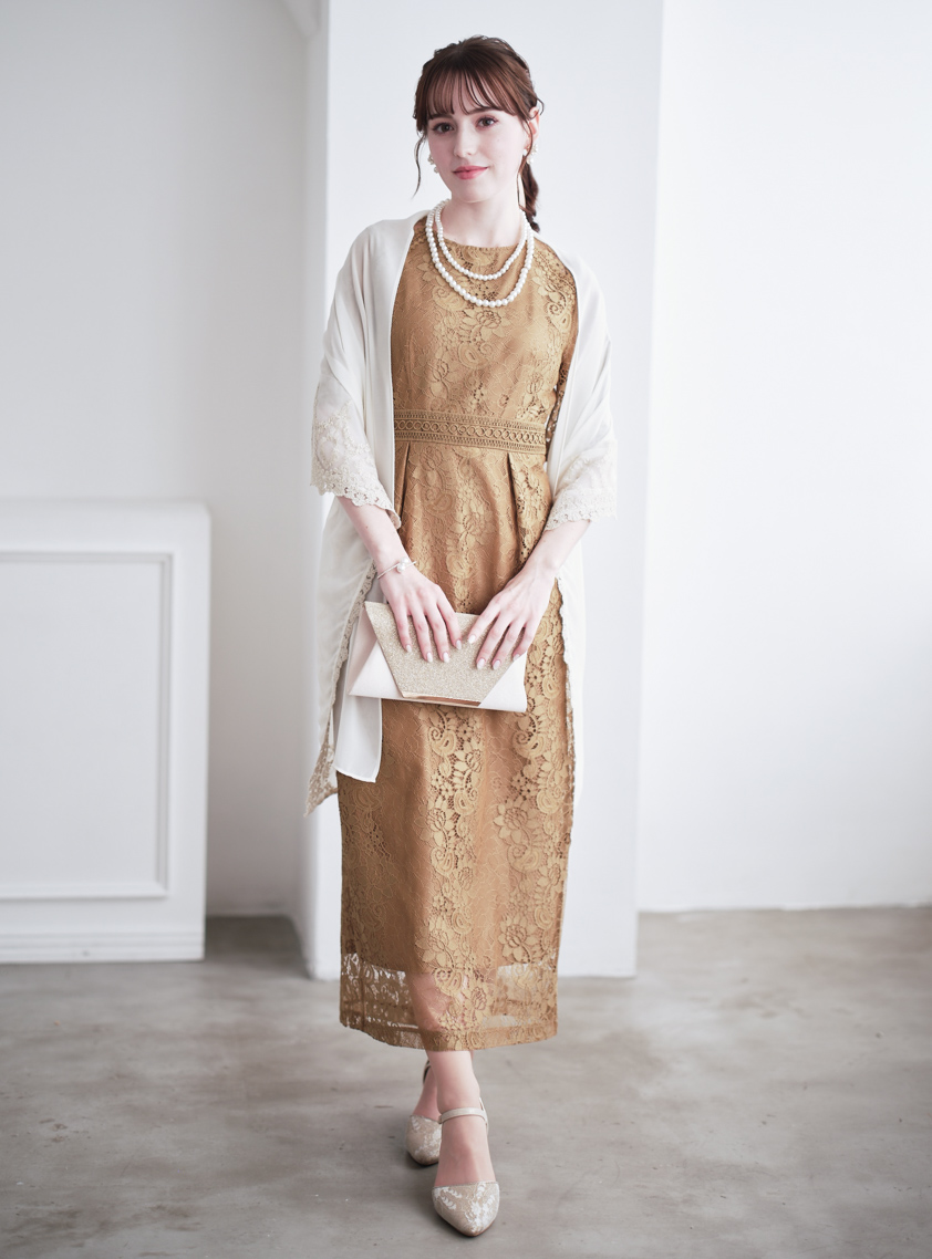 【3/14までの出品】louere　ルエレ　パーティドレス　コーディネートセット 3/14までの出品】louere ルエレ パーティドレス コーディネート