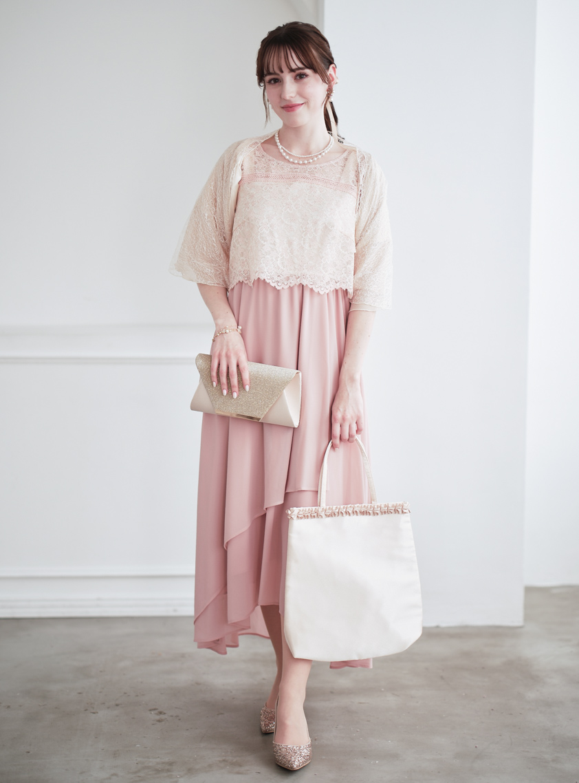 【3/14までの出品】louere　ルエレ　パーティドレス　コーディネートセット 3/14までの出品】louere ルエレ パーティドレス コーディネート