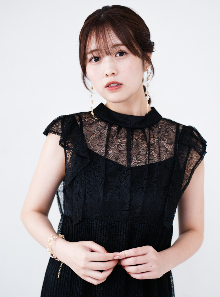 フレアスリーブバックリボンノースリーブワンピース｜結婚式パーティの