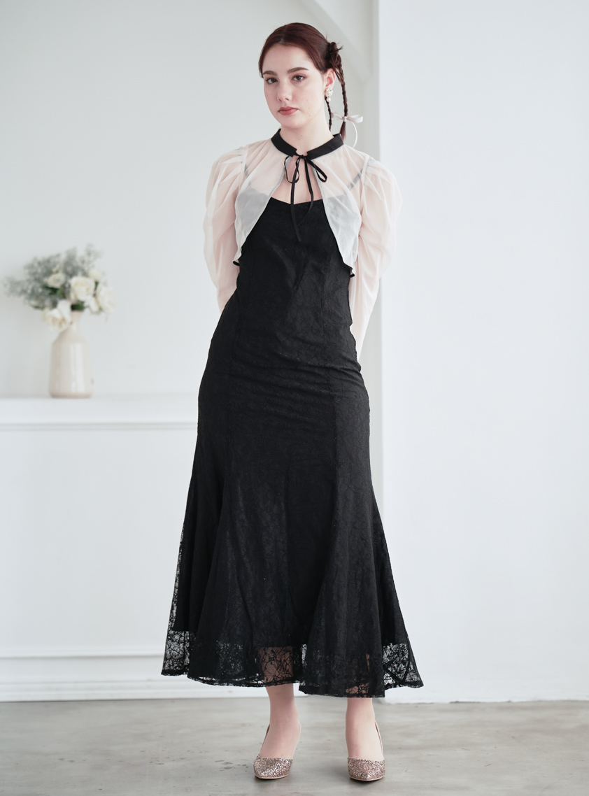 ●日本正規品● ルルティオリジナル】ヴィンテージレース2wayワンピース｜結婚式 スーツ・フォーマル・ドレス