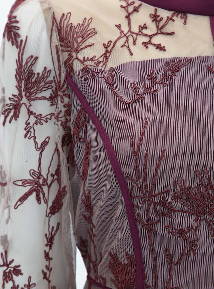 ルルティオリジナル】エンブロイダリーワンピース｜結婚式パーティの