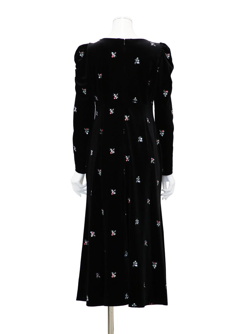 ⭐︎値下げ希望者1時間限定価格⭐︎ネット完売【CELFORD】刺繍ベロアワンピース CFD007-11-M(9).jpg