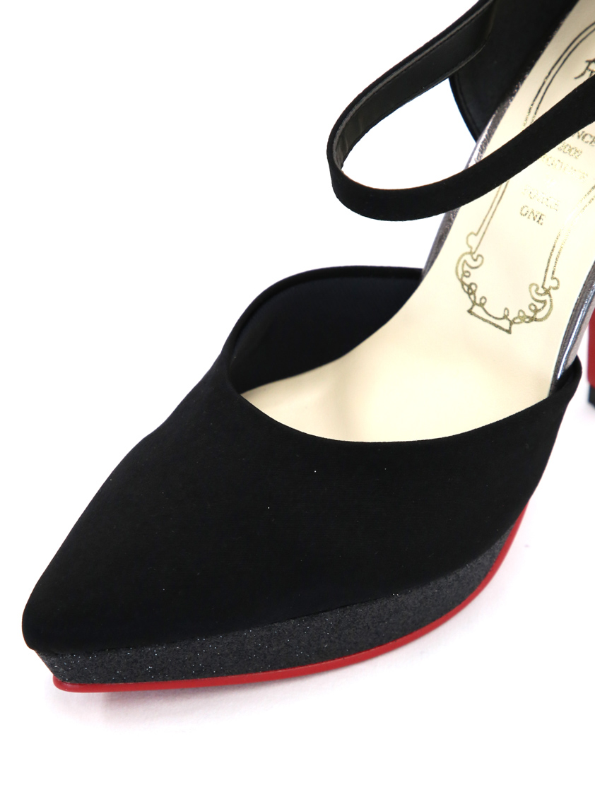 日本製】アウトソールラメハイヒールパンプス｜結婚式パーティの