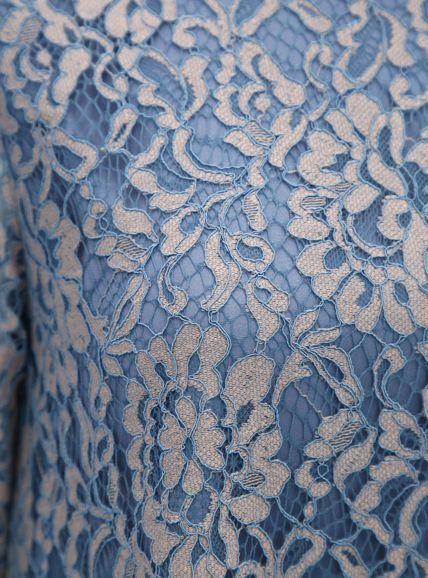 kaene】パイピングレースAラインドレス｜結婚式パーティの