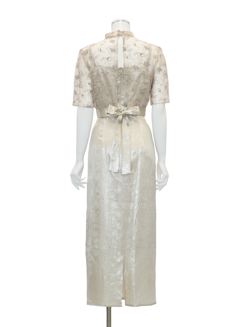 kaene】エンブロイダリーレースブラウスセット｜結婚式パーティの