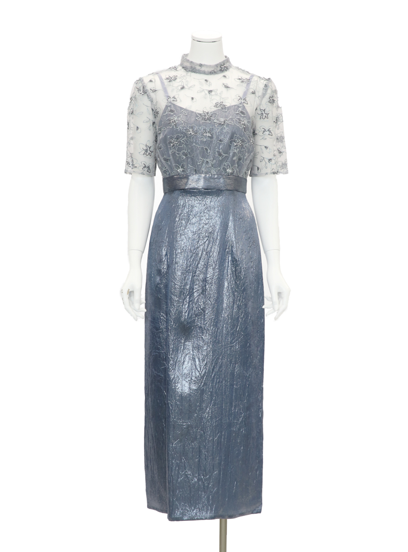 kaene】エンブロイダリーレースブラウスセット｜結婚式パーティ