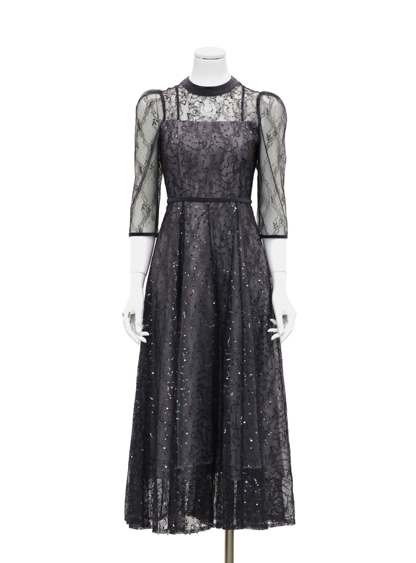 SNIDEL(スナイデル) スパークルレースドレス SNIDEL｜スパークルレース