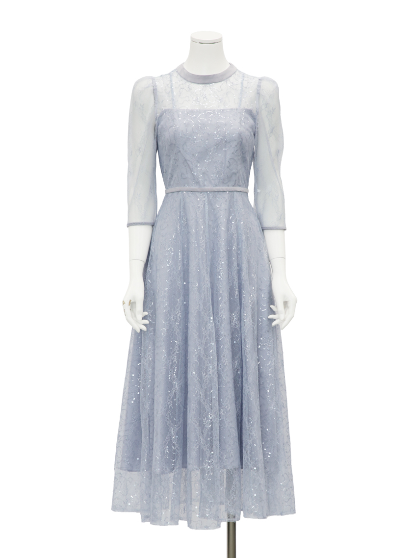 SNIDEL】スパークルレースワンピース｜結婚式パーティのレンタルドレス