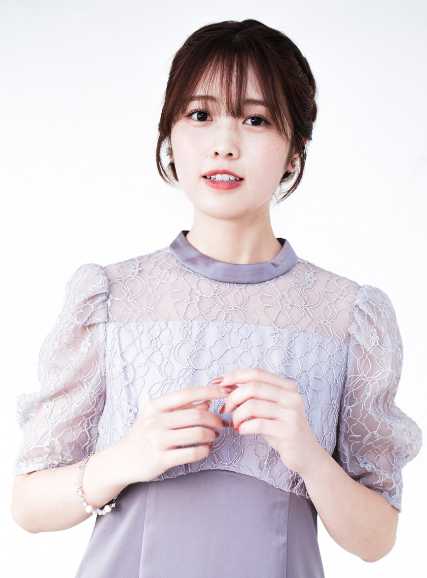 異素材ドッキング大花柄ラメレースワンピース｜結婚式パーティの