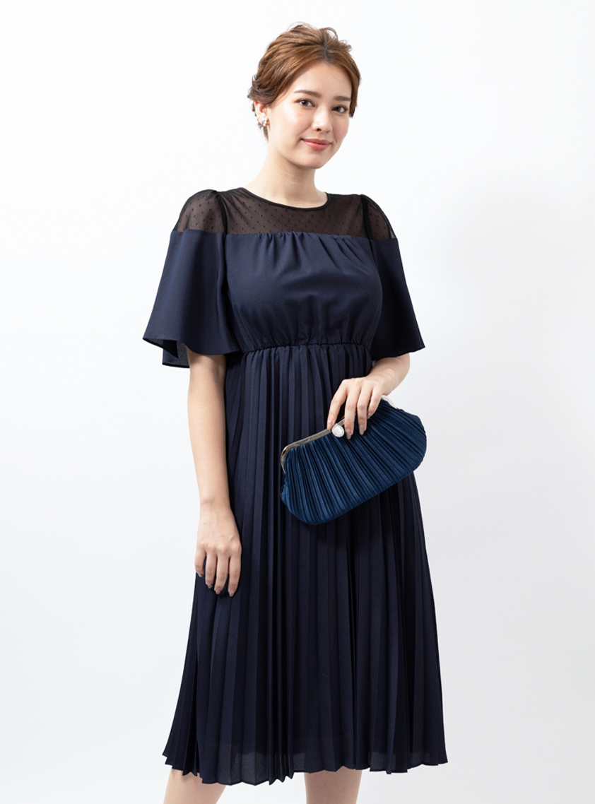 デコルテシアーブラックドレス terrace ドレス デコルテシアーワンピース : ZOZOTOWN Yahoo!店